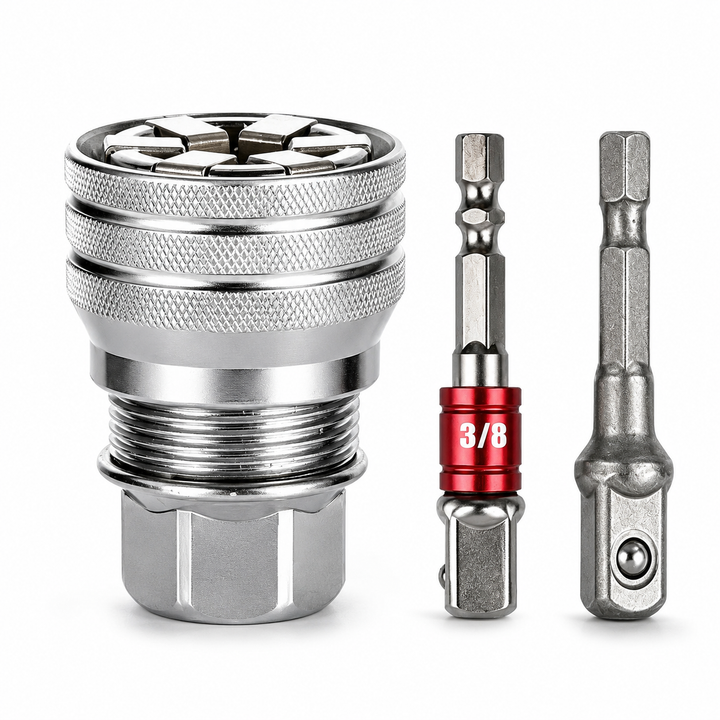 Universal Socket Wrench Tool for 3/8 in Drive Ratchet & Power Drill