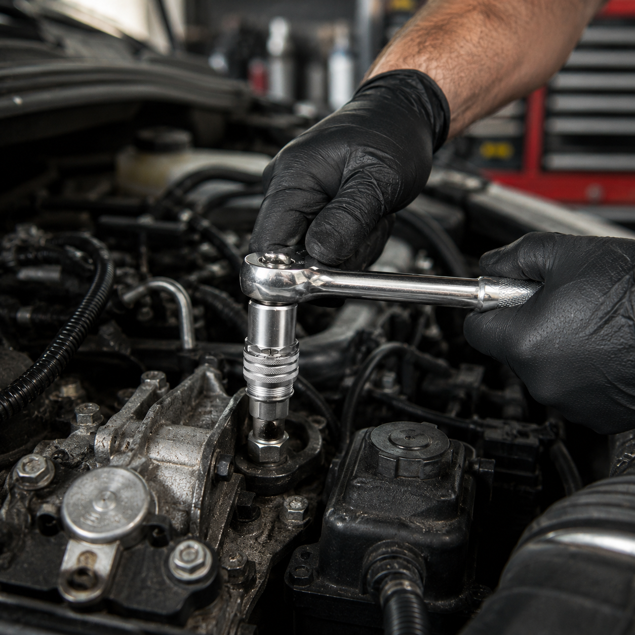 Universal Socket Wrench Tool for 3/8 in Drive Ratchet & Power Drill
