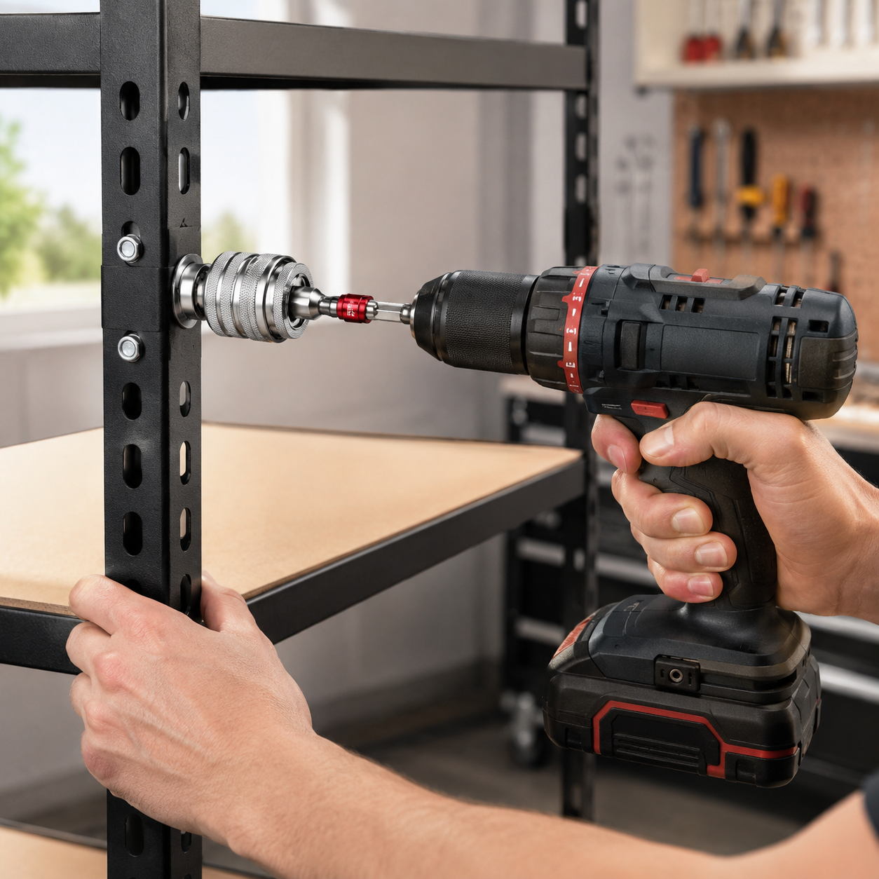 Universal Socket Wrench Tool for 3/8 in Drive Ratchet & Power Drill