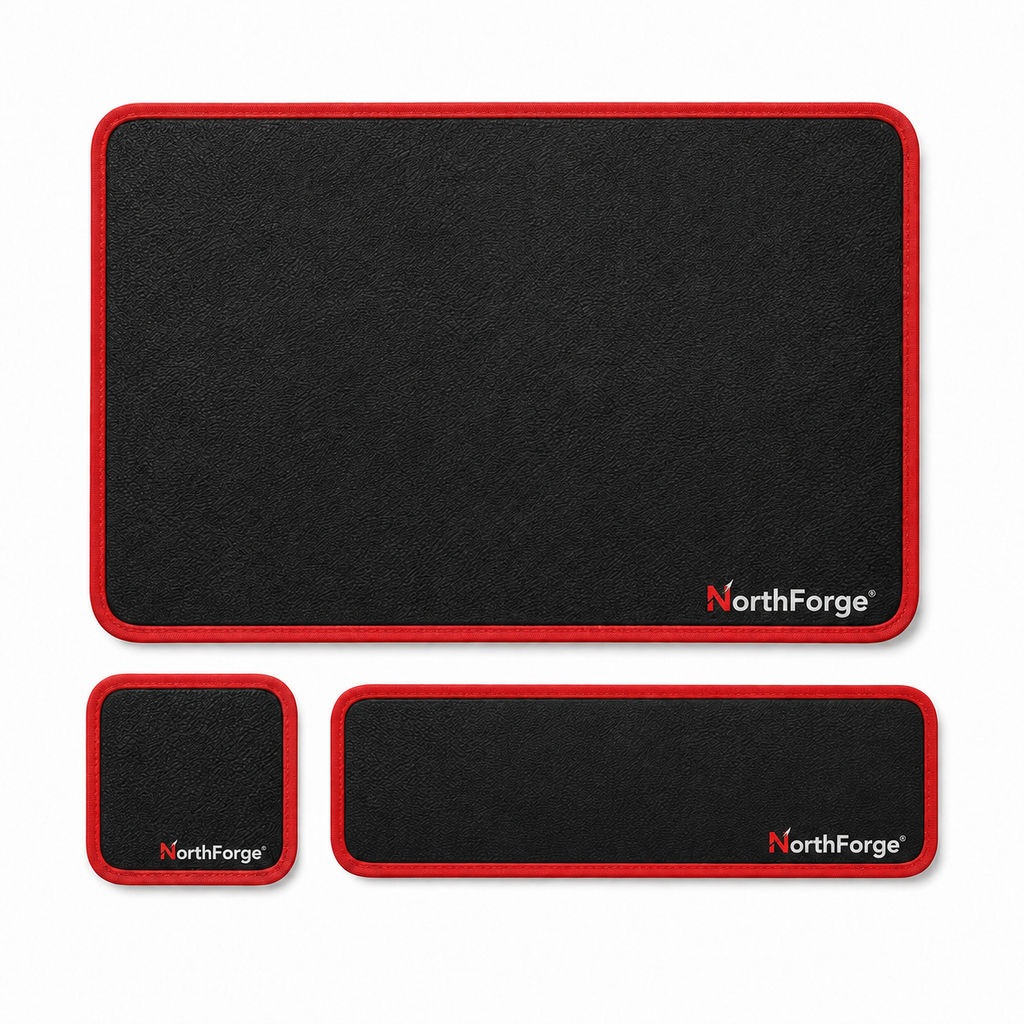3-Piece Flexible Magnetic Tool Mat & Tray Holder Set