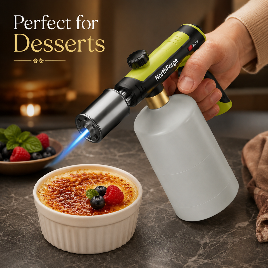Adjustable Propane Torch with Safety Lock