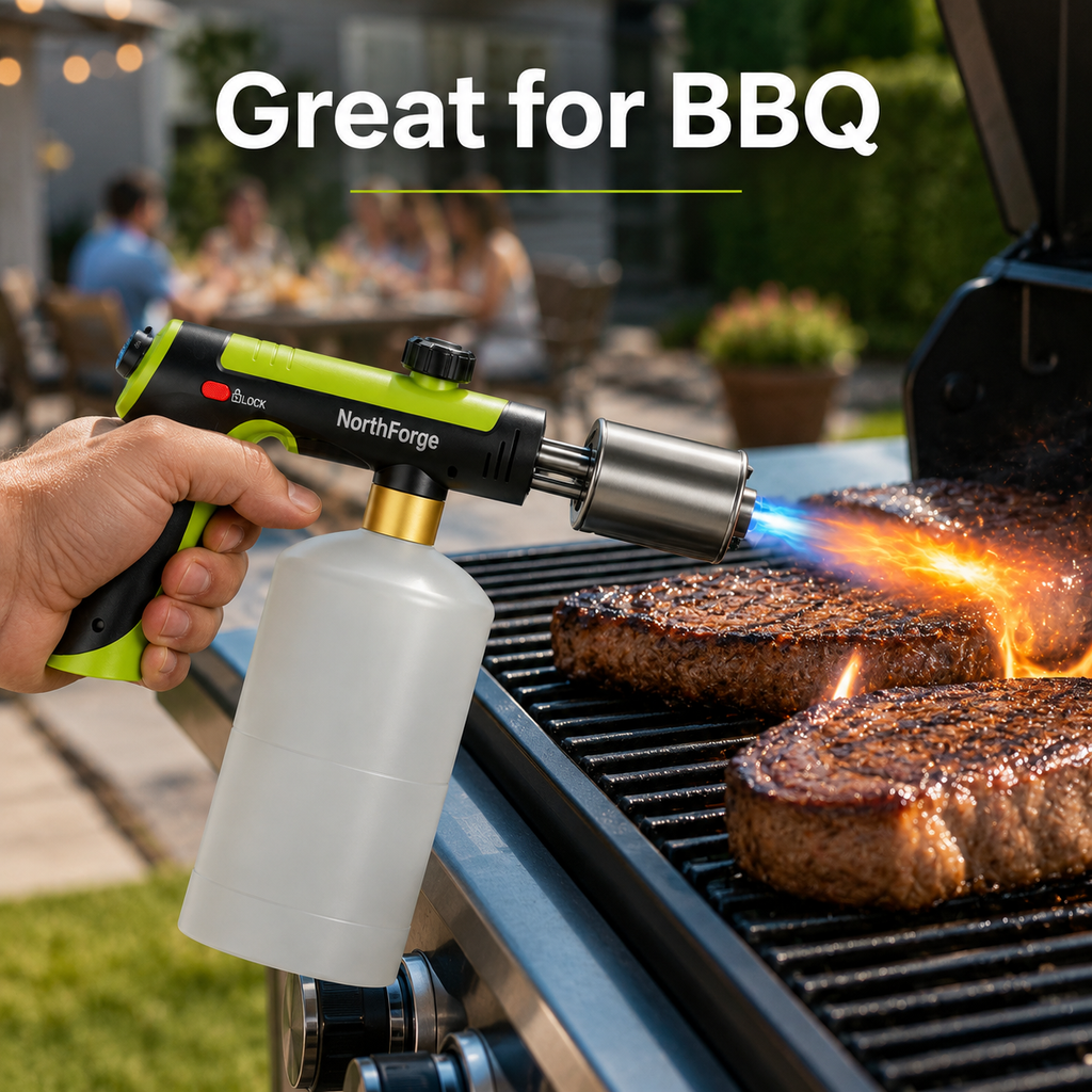 Adjustable Propane Torch with Safety Lock