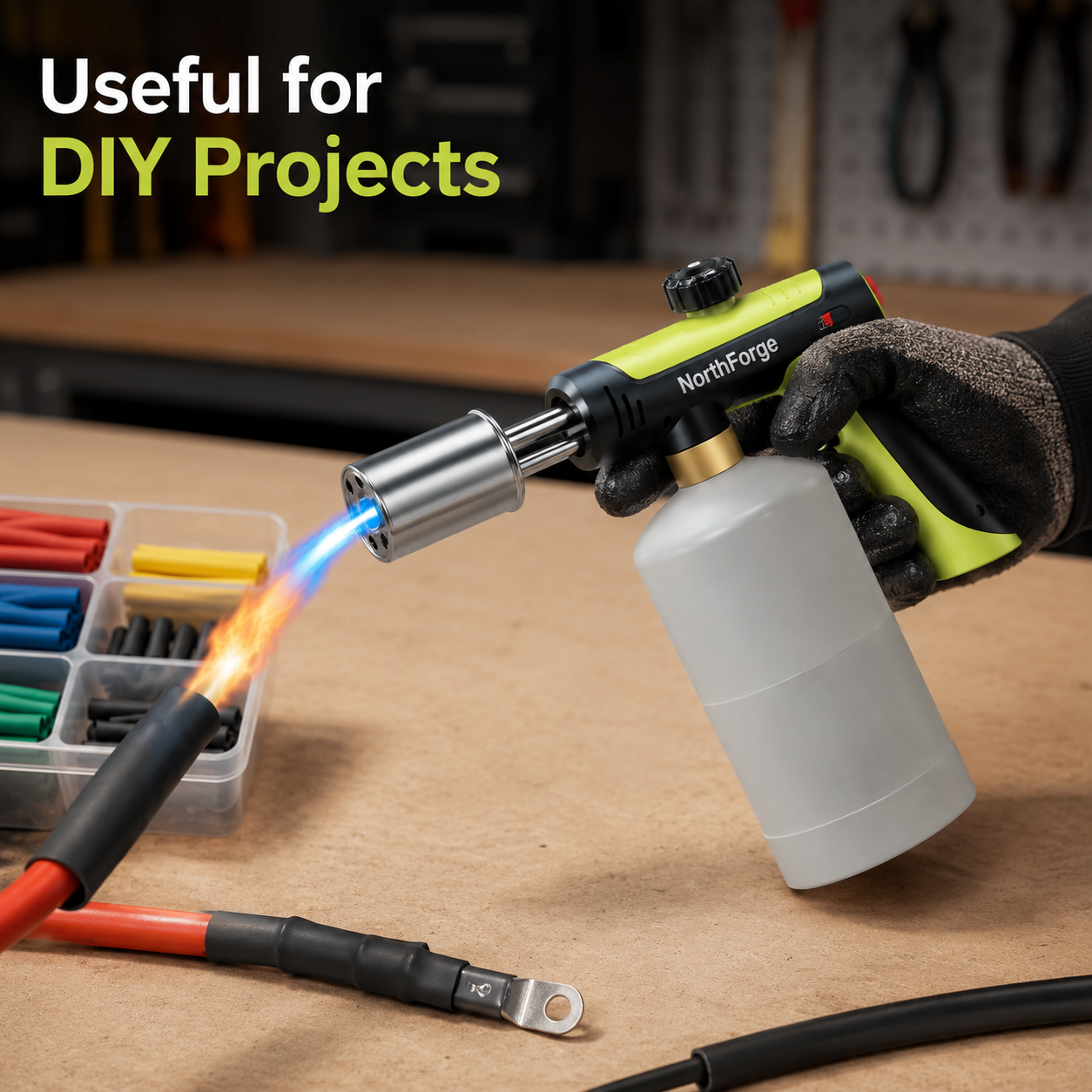 Adjustable Propane Torch with Safety Lock