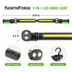 Rechargeable 2400LM Magnetic LED Work Light Bar
